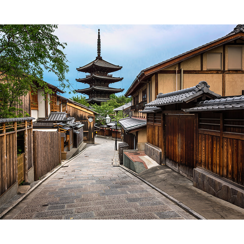 Home Decor Antique Town Mural Decal Customized Contemporary Wall Art for Kitchen