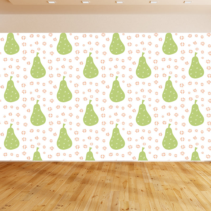 Extra Large Pears Mural Wallpaper Decorative Contemporary Living Room Wall Covering