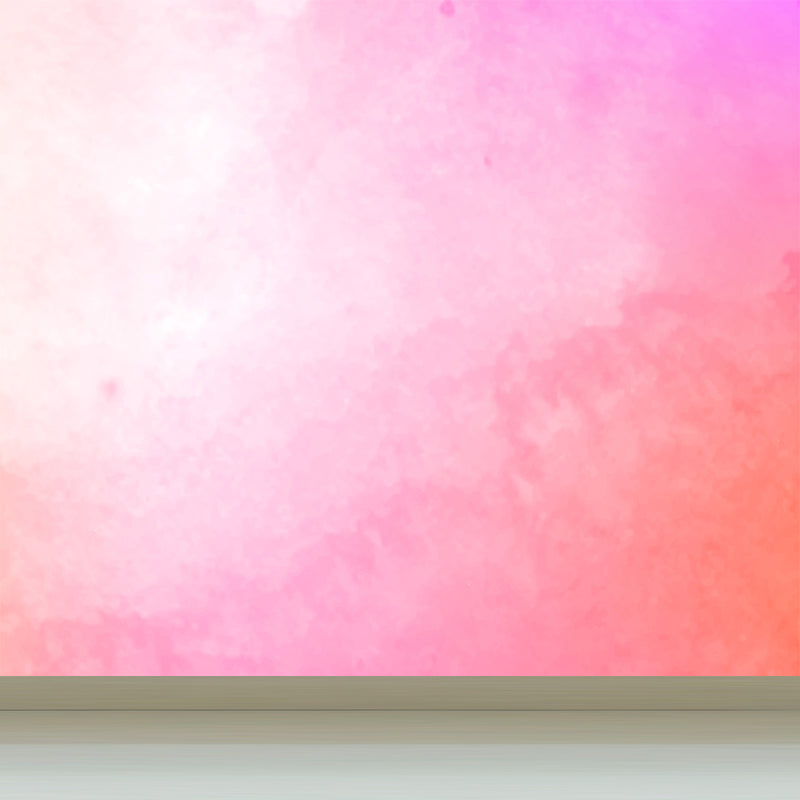 Contemporary Tie Dye Mural Decal Light Color Waterproofing Wall Covering for Bedroom