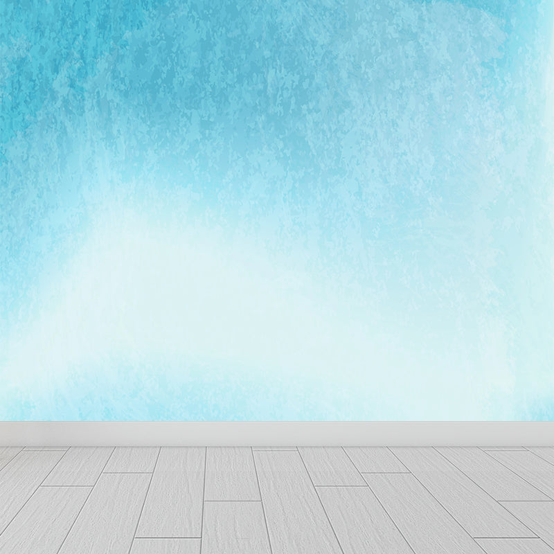 Contemporary Tie Dye Mural Decal Light Color Waterproofing Wall Covering for Bedroom