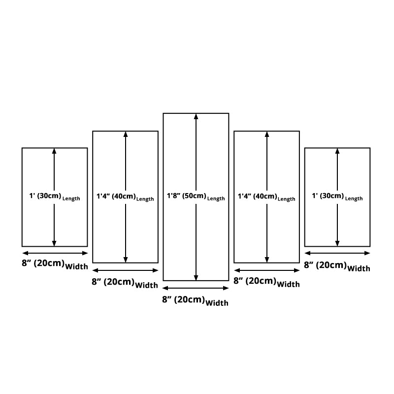 Cinque Terre Night View Canvas Black Glam Wall Art Print for Sitting Room, Multi-Piece