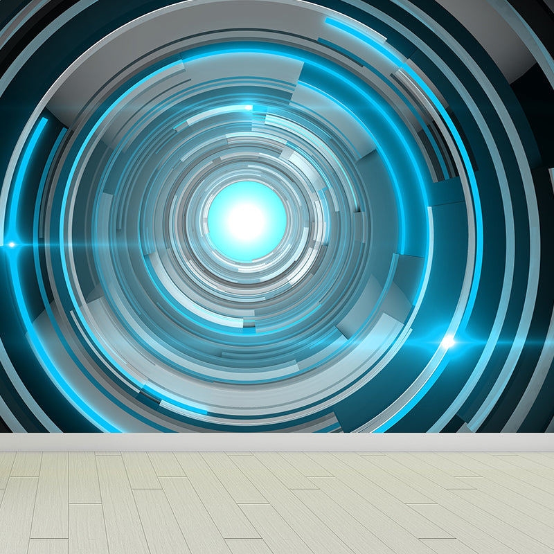 Unique Abstract Mural Wallpaper for Living Room, Dark Color, Custom Size Available