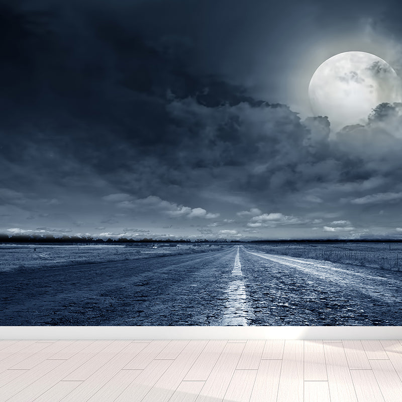 Non-Woven Decorative Wall Mural Modern Highway Wall Covering for Teenagers Bedroom