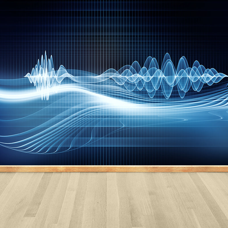 Stain Resistant Abstract Pattern Mural Non-Woven Modern Wall Decor for Boys Room