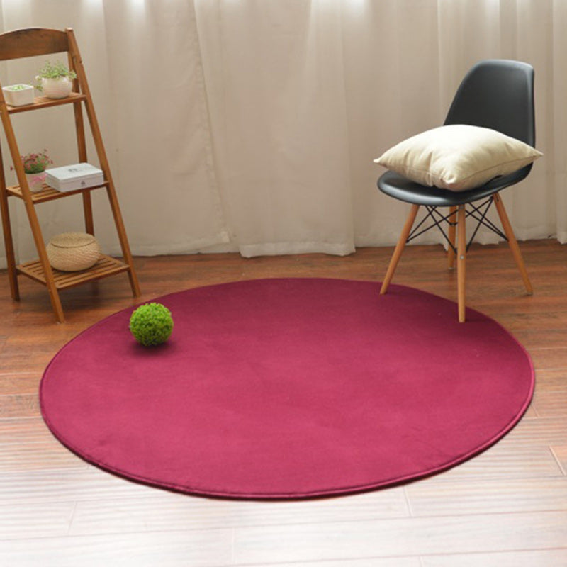 Alfombra casual de color azul y verde poliéster alfombra de color sólido alfombra de respaldo sin deslizamiento para sala de estar para sala de estar