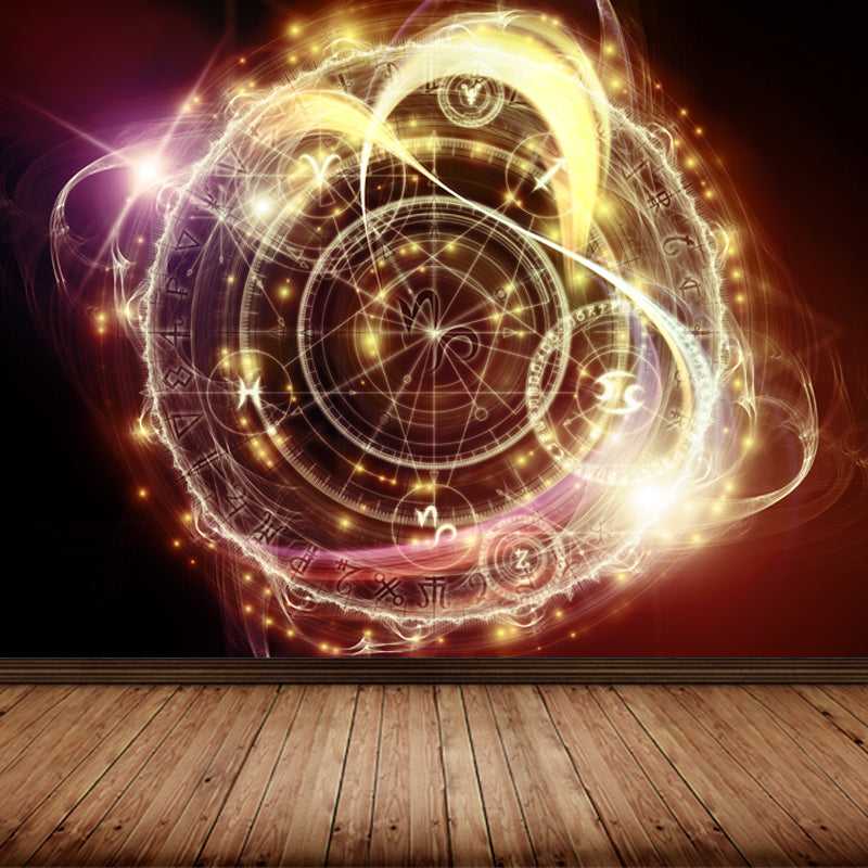 Water Resistant Abstract Wall Mural Non-Woven Modern Wall Covering for Dining Room