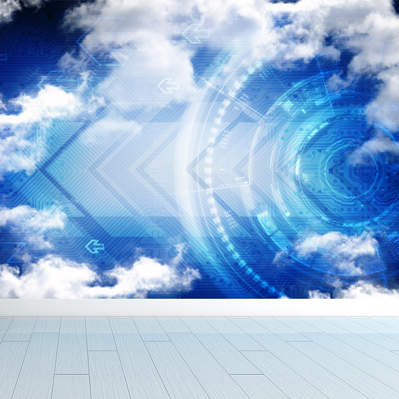 Abstract Mural Decal Modern Decorative Dining Room Wall Covering, Made to Measure