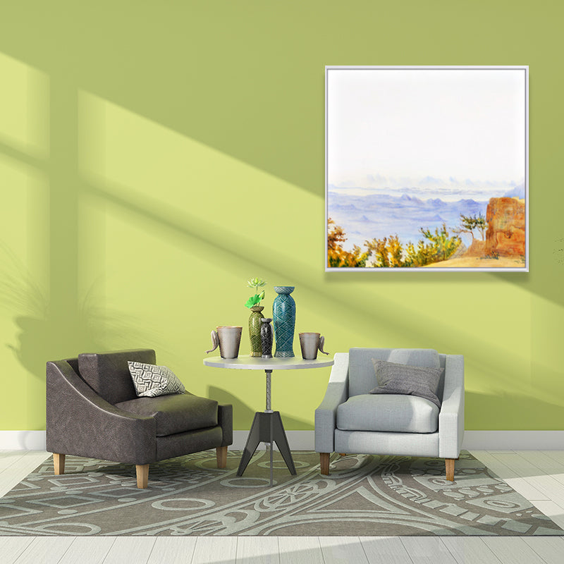 Rustic Natural Treasure Scenery Art Print Canvas Textured Purple Wall Decoration