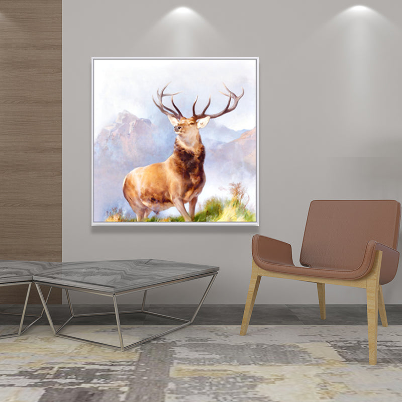 Rustic Natural Treasure Scenery Art Print Canvas Textured Purple Wall Decoration