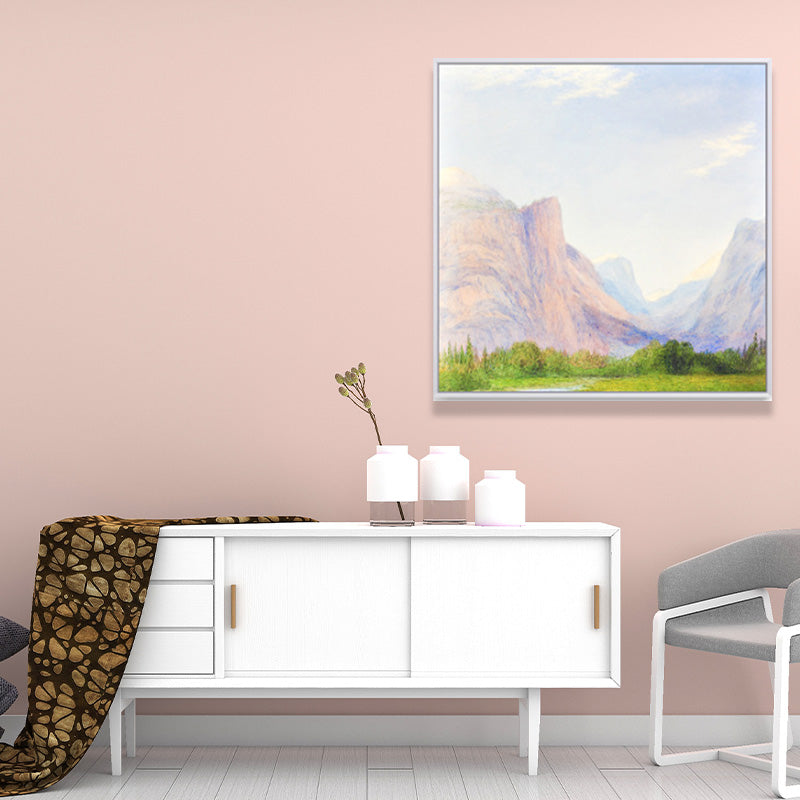 Rustic Natural Treasure Scenery Art Print Canvas Textured Purple Wall Decoration