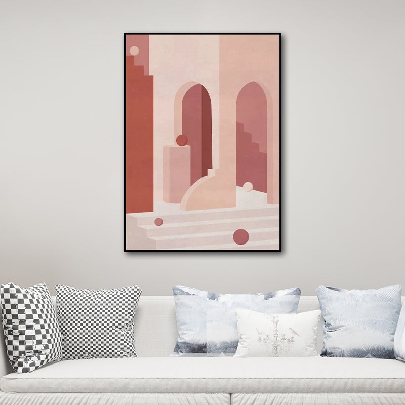 Peinture d'adolescents de Style moderne, décoration murale de couleur Pastel, plusieurs tailles