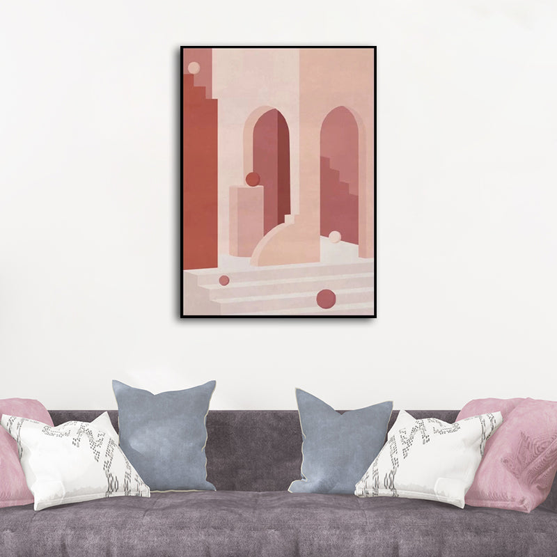 Peinture d'adolescents de Style moderne, décoration murale de couleur Pastel, plusieurs tailles