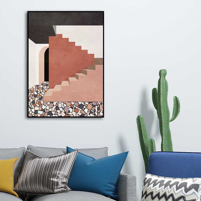 Peinture d'adolescents de Style moderne, décoration murale de couleur Pastel, plusieurs tailles