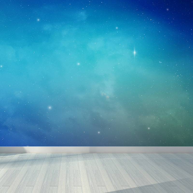 Supernatural Starry Sky Mural Wallpaper for Dining Room Universe Wall Art, Custom