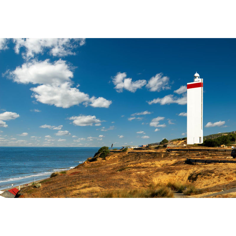 Stain-Proof Beacon in Morning Mural Decal Non-Woven Nautical Wall Decor for Boys Bedroom