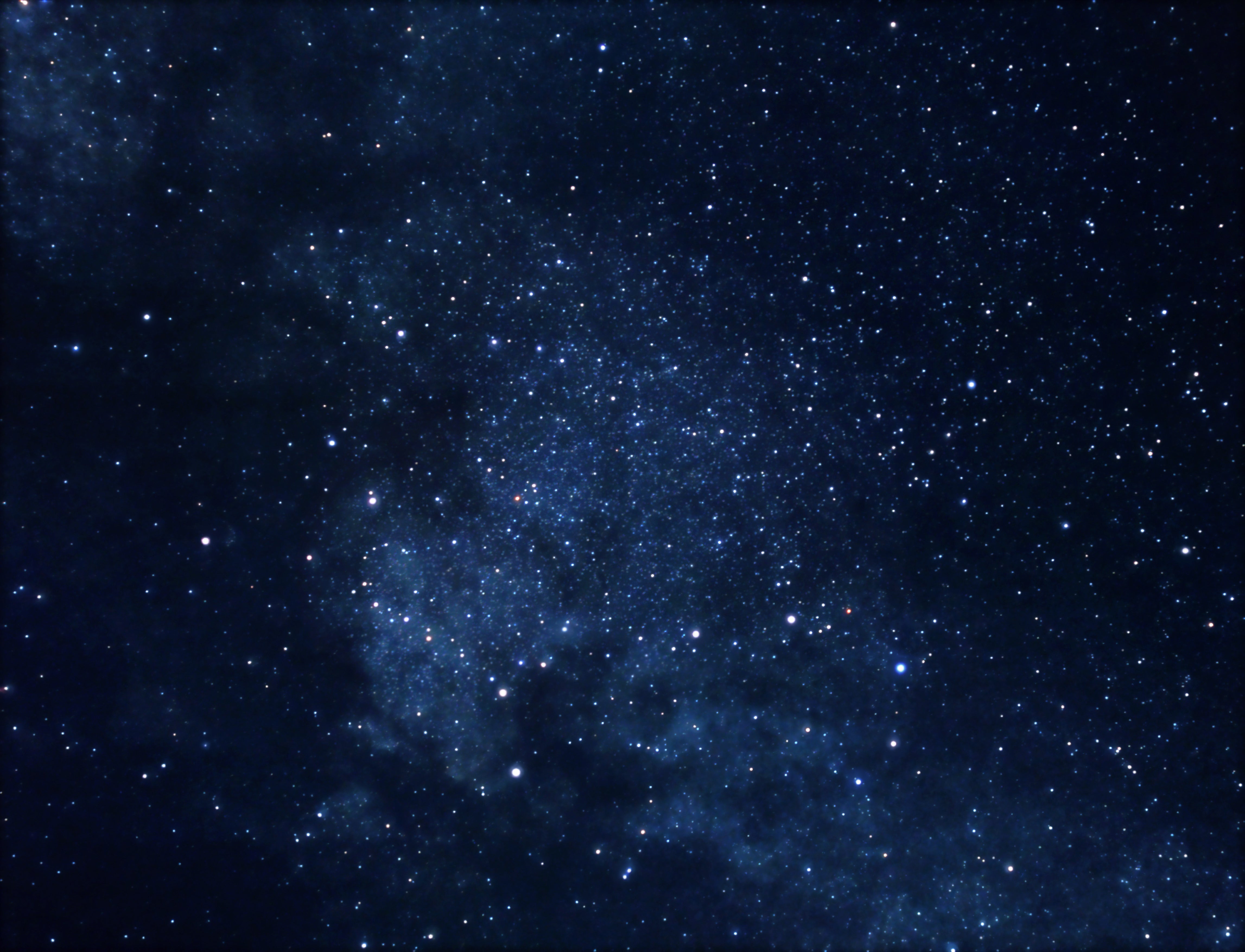 Night Sky Constellations Mural Decal Contemporary Non-Woven Texture Wall Covering in Blue