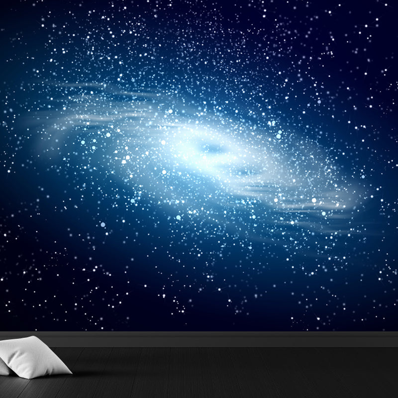 Mysterious Outer Space Mural Wallpaper Contemporary Non-Woven Cloth Wall Covering
