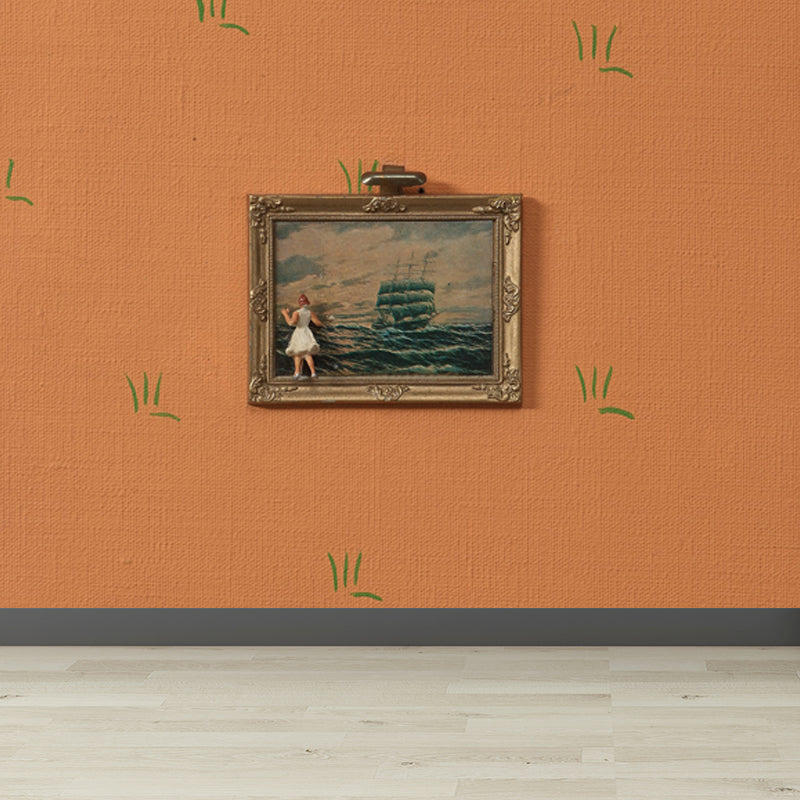 Autocollant Mural d'art esthétique moderne, couleur claire, décoration murale anti-taches pour chambre à coucher
