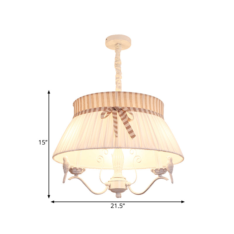 LAMPE DE CHANDELER MODERNE 3 LILLES AVEC TABLE