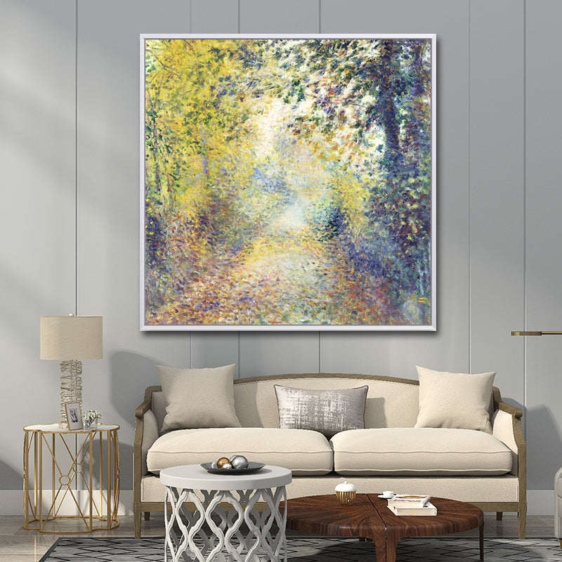 Textured Scenery Painting Wall Art Canvas Print Farmhouse Wall Decor for Living Room