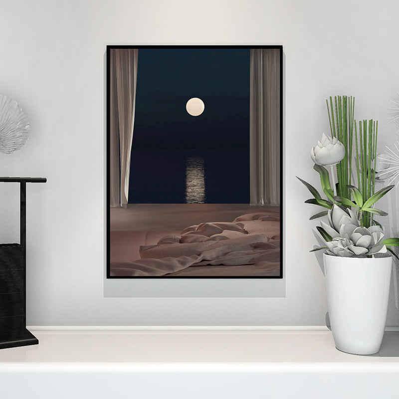 Nordischer Landschafts-Leinwanddruck, Pastellfarben, Esszimmer-Wandkunst-Dekor, mehrere Größen