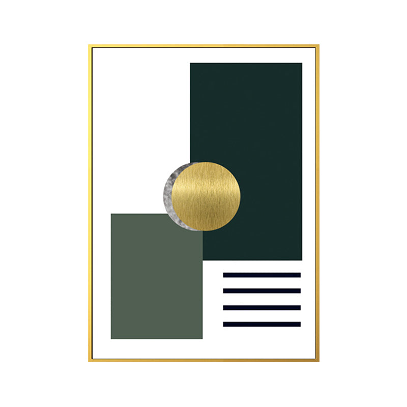 Geometrischer Muster-Wandkunstdruck, nordischer bezaubernder abstrakter Wanddekor in dunkler Farbe