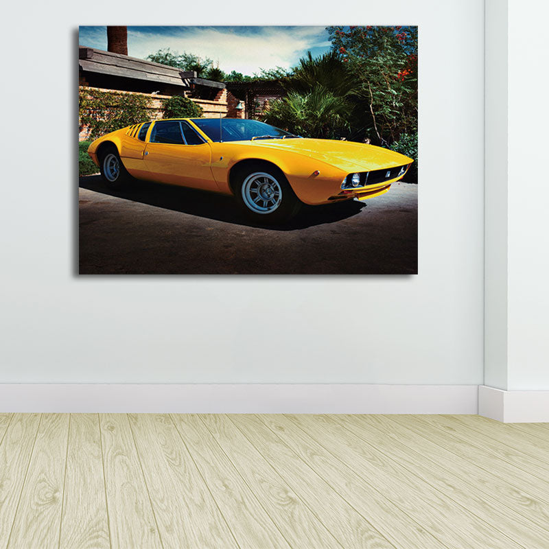 Fotografie, Oldtimer-Wandkunst, Dekoration für Jungenschlafzimmer, helle Farbe, strukturierte Oberfläche