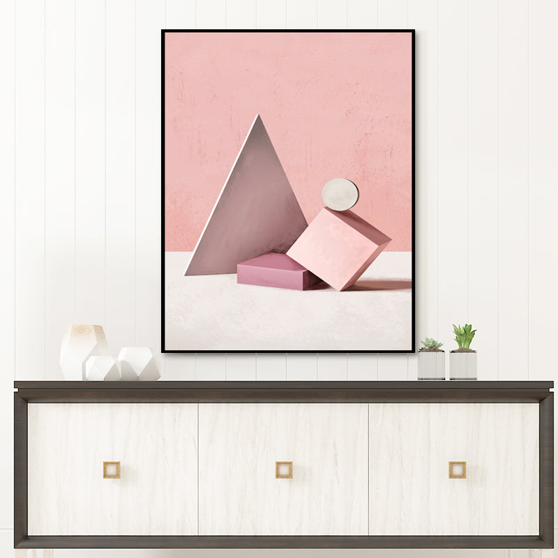 Morandi – décoration murale abstraite, toile texturée nordique, impression de couleurs douces pour couloir