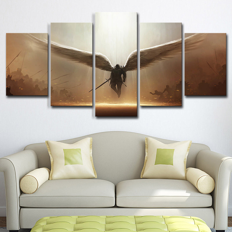 Warriors Wall Decor Multi-Piece Children's Art for Bedroom Painting, Multiple Sizes