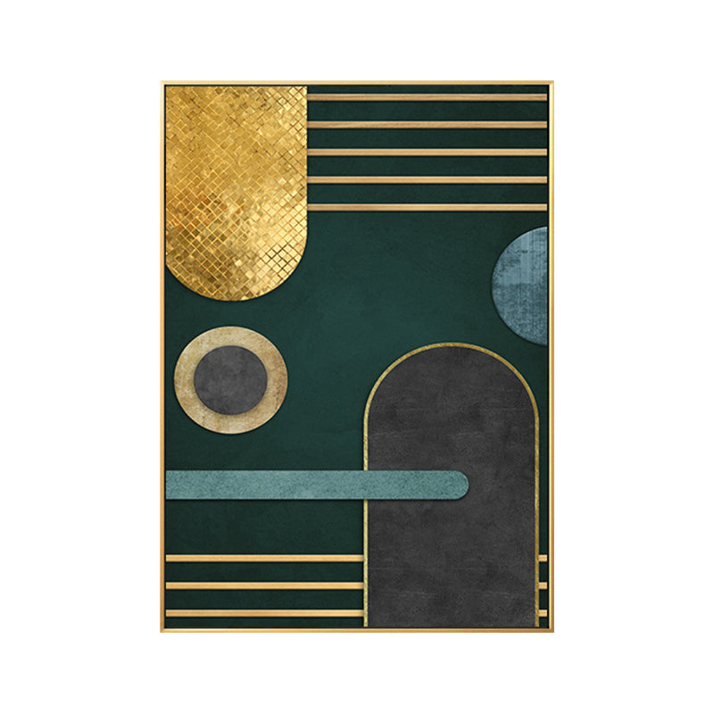 Glam – décoration murale en métal, toile à motifs abstraits de couleurs vives pour salon