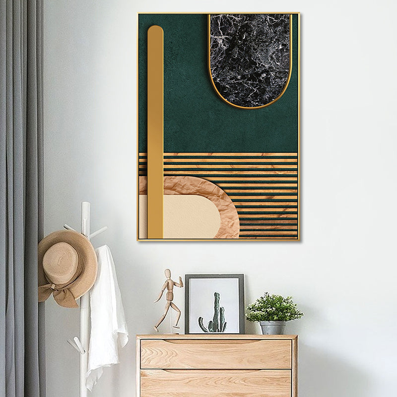 Glam – décoration murale en métal, toile à motifs abstraits de couleurs vives pour salon
