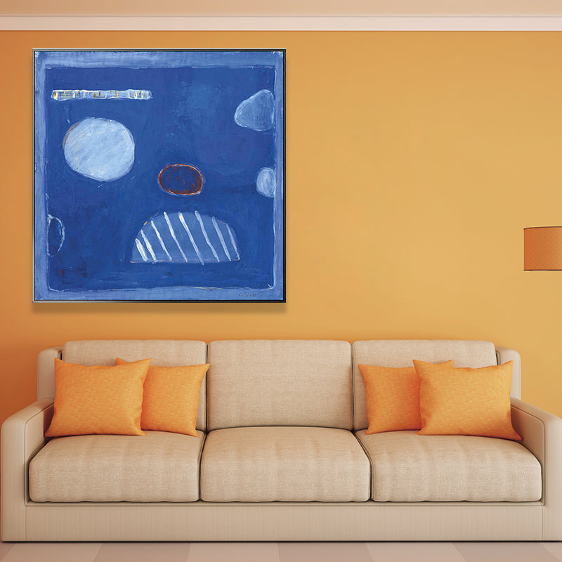 Soft Color Food Painting Canvas Textured Minimalistic Child Bedroom Wall Art