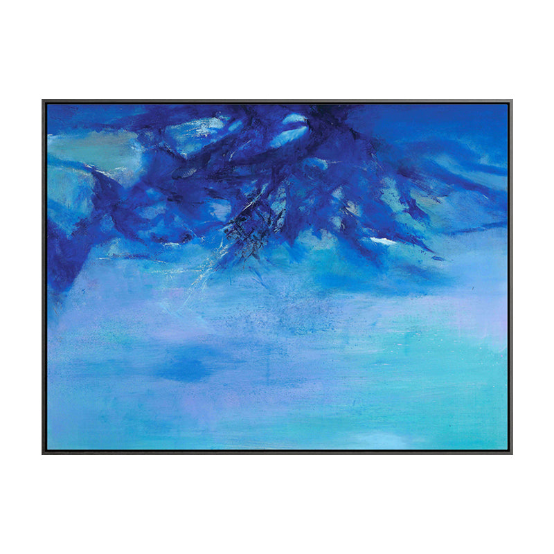 Mountain Wall Decor Contemporary Style Textured Living Room Canvas, Multiple Sizes