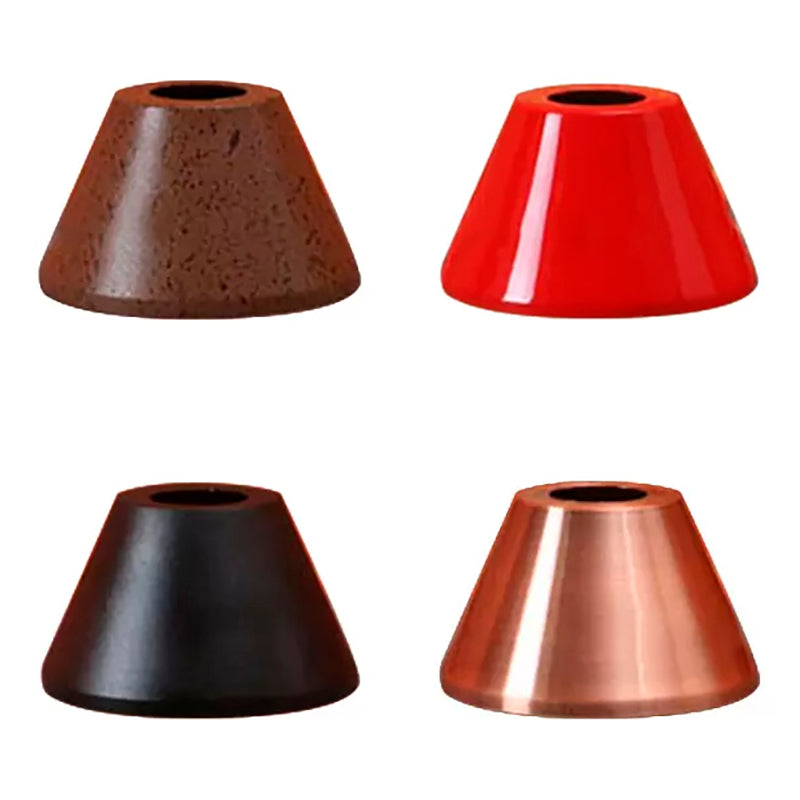 Rust/Gold Tapered Ceiling Pendant Vintage Industrial Iron 1 Head Restaurant Hanging Fixture, 5.5"/8" Width