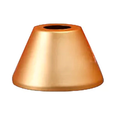 Rust/Gold Tapered Ceiling Pendant Vintage Industrial Iron 1 Head Restaurant Hanging Fixture, 5.5"/8" Width