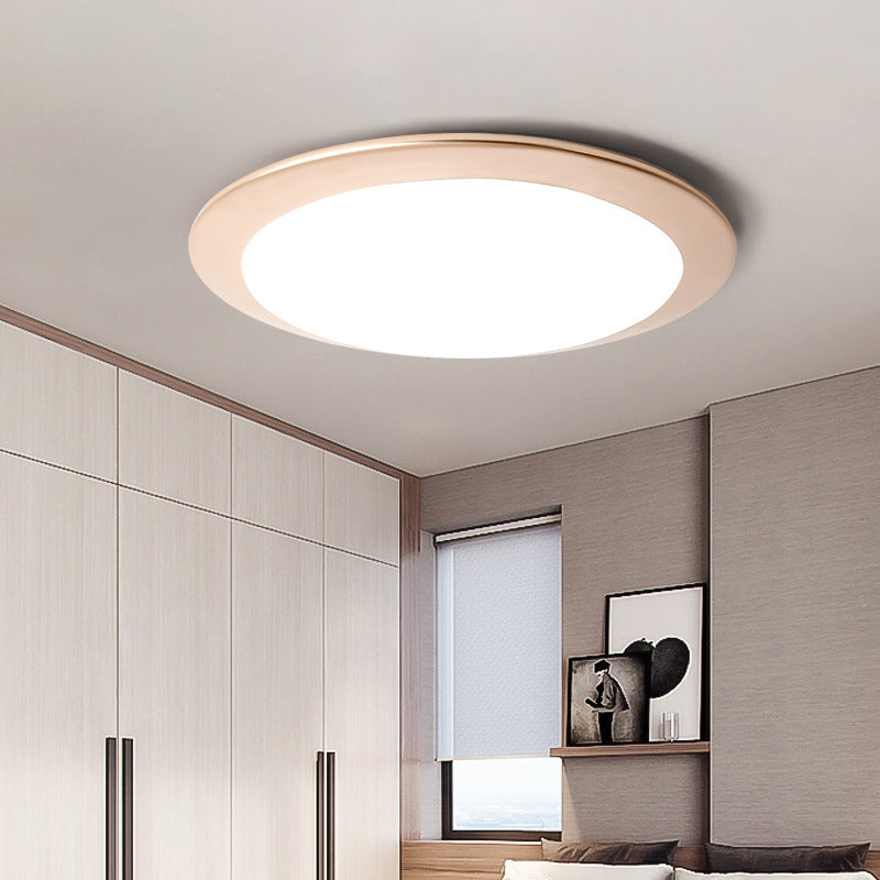 Vliegende Schotel Plafondlamp Nordic Acryl Goud/Zilver 16 "/20" Dia Geïntegreerde LED Plafondlamp voor Slaapkamer