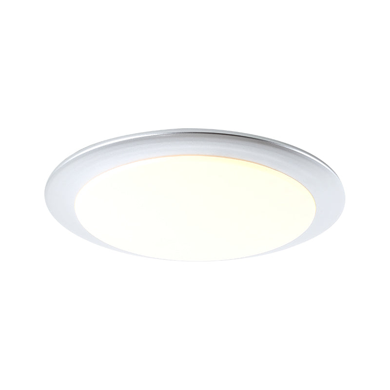 Vliegende Schotel Plafondlamp Nordic Acryl Goud/Zilver 16 "/20" Dia Geïntegreerde LED Plafondlamp voor Slaapkamer