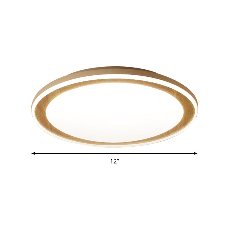 Moderne witte LED-inbouwplafondlamp Eenvoudige stijl acrylplafondlamp voor studeerkamerkeuken
