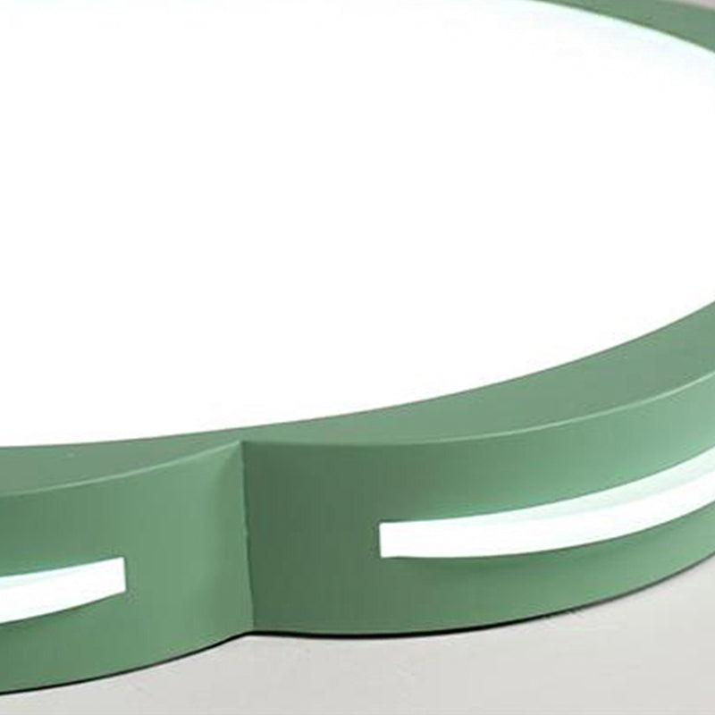 Bedroom Ceiling Lighting LED, Macaron Flush Mount Light with Acrylic Floral Shade for Girls