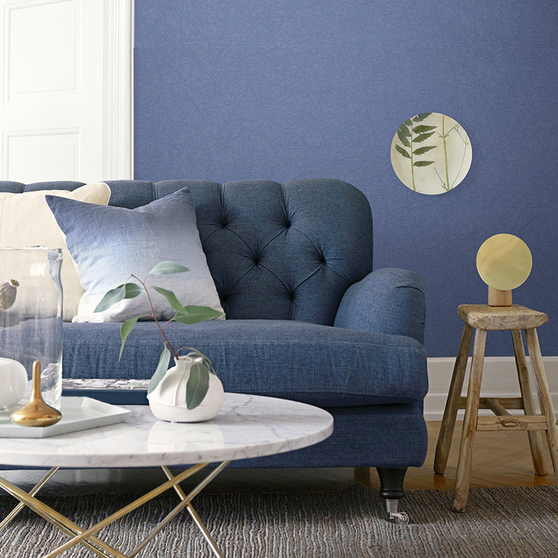 Modern Plain Wallpaper for Childrens Bedroom 57.1-sq ft Wall Art in Pastel Color