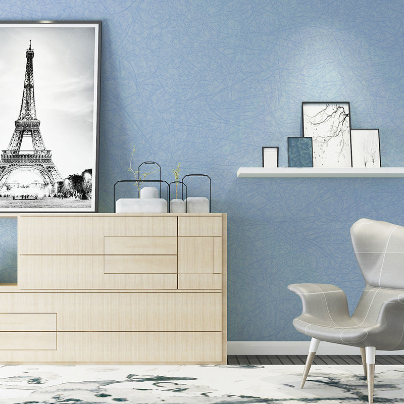 Modern Plain Wallpaper for Childrens Bedroom 57.1-sq ft Wall Art in Pastel Color