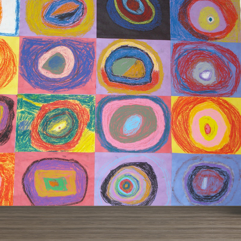 Home Decor Mehrfarbiges Muster-Wandbild, individuelle zeitgenössische Kunst-Wandverkleidung für die Küche