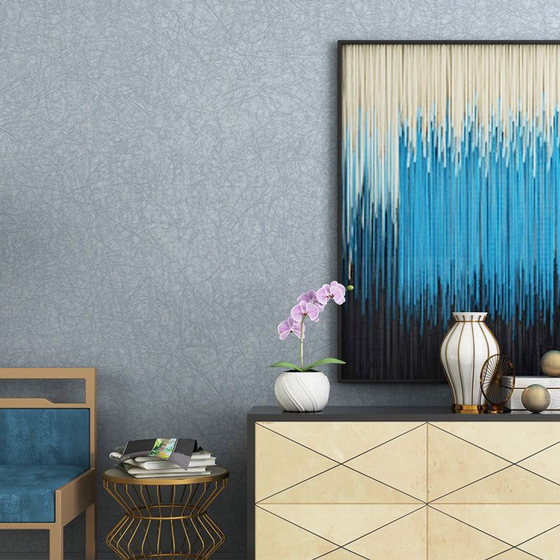 Minimalistic Wallpaper Roll Pastel Color Unpatterned Wall Covering, 31' L x 20.5" W