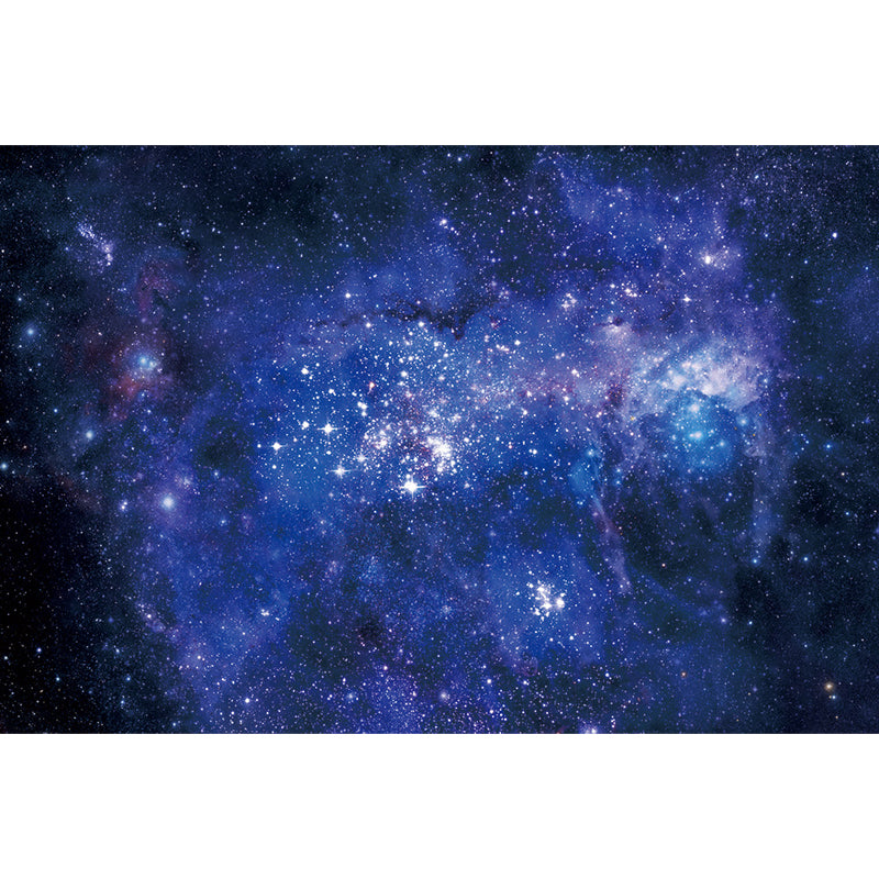 Modern Constellations Mural Decal Blue Decorative Wall Covering for Girls Bedroom