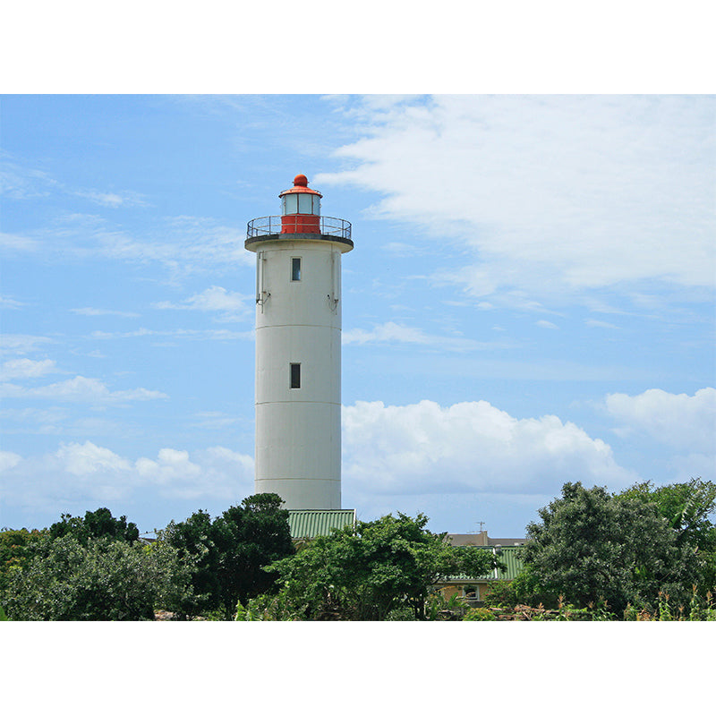 Photography Style Beacon Wall Mural for Living Room, Blue, Custom Size Available