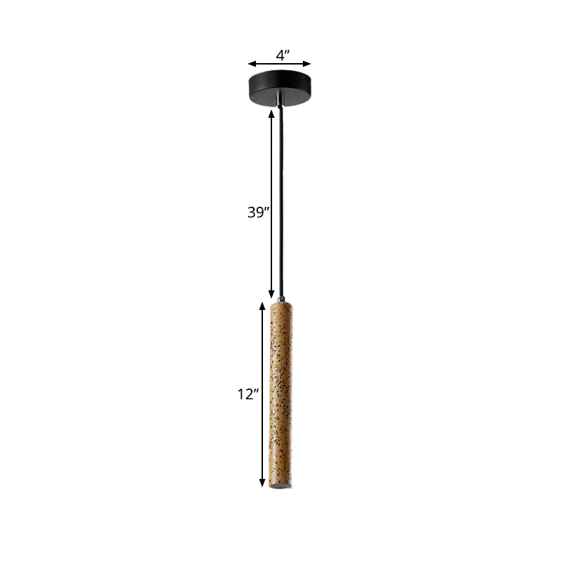 12 "/21,5" H Luce a sospensione del soffitto a tubo H in stile Nordico Calcete1 Luce Black/Bianco/Giallo Black/Bianco/Giallo