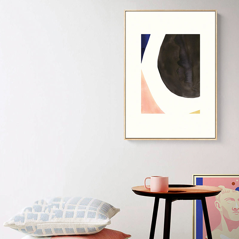Décoration murale à motif abstrait irrégulier pour chambre à coucher, couleur pastel, plusieurs tailles