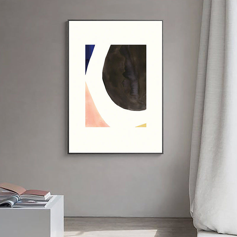 Décoration murale à motif abstrait irrégulier pour chambre à coucher, couleur pastel, plusieurs tailles