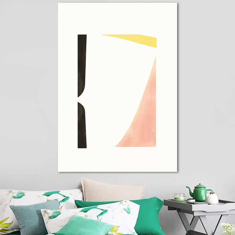 Décoration murale à motif abstrait irrégulier pour chambre à coucher, couleur pastel, plusieurs tailles