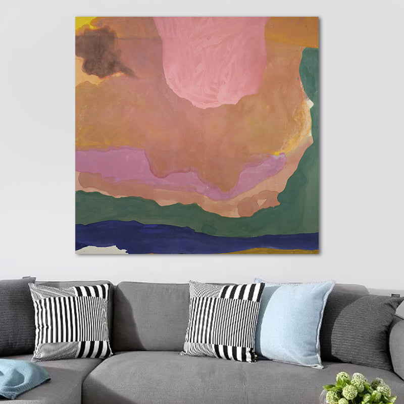 Hedendaags abstract canvas voor eetkamer aquarelschilderkunst, meerdere maten